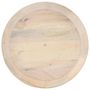 Voir la diapositive 2 : VIDAXL Table d'appoint Ø50x55 cm Bois de manguier massif