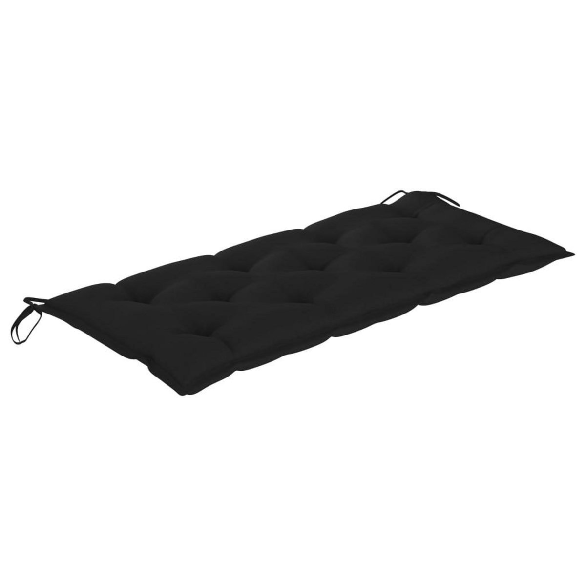 VIDAXL Banc de jardin pliable avec coussin 118 cm Bambou