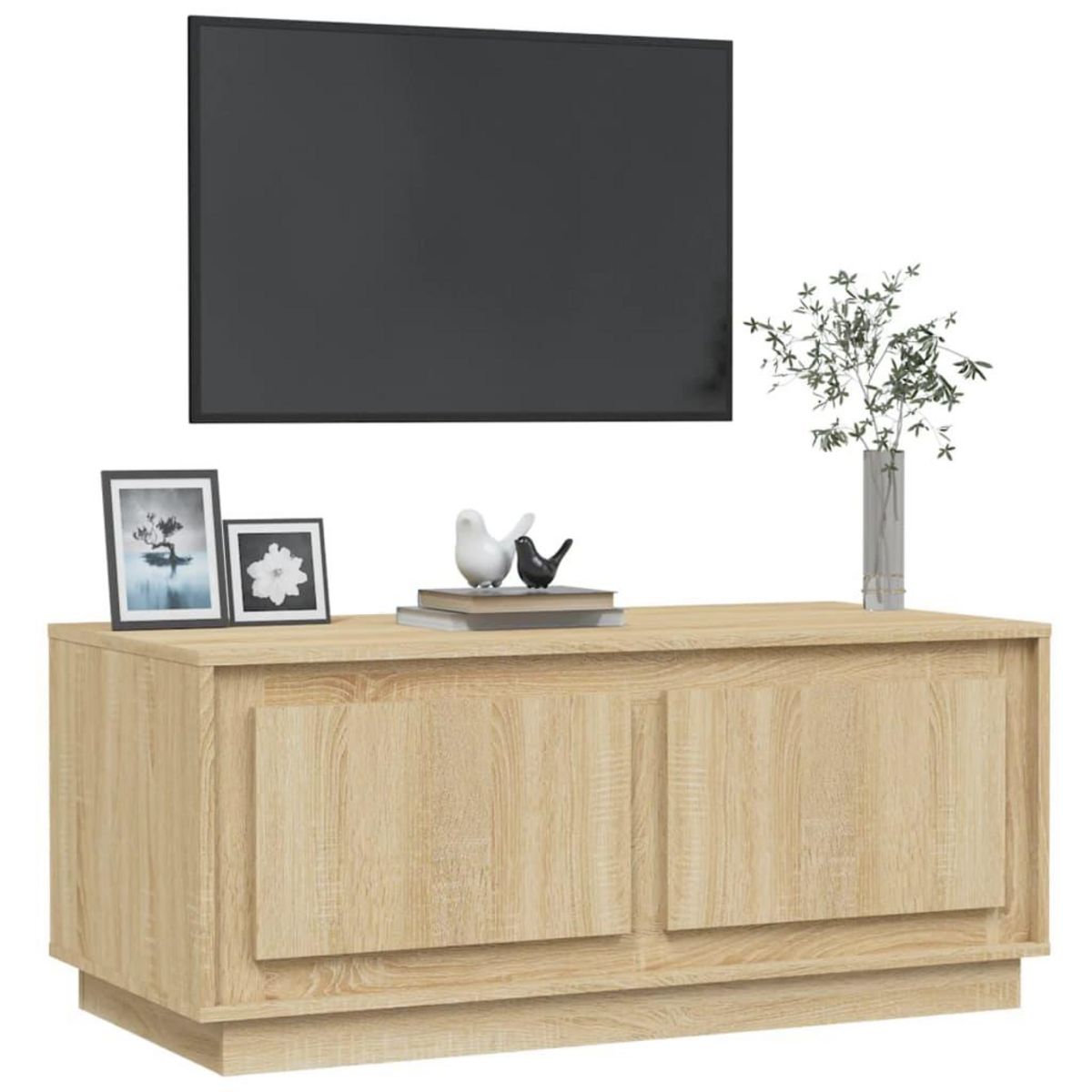 VIDAXL Table basse chene sonoma 102x50x44 cm bois d'ingenierie