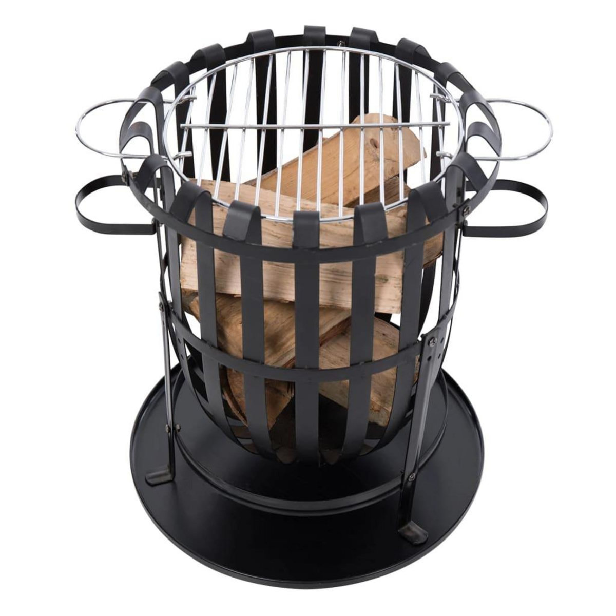 REDFIRE RedFire Corbeille a feu Dallas Noir Acier