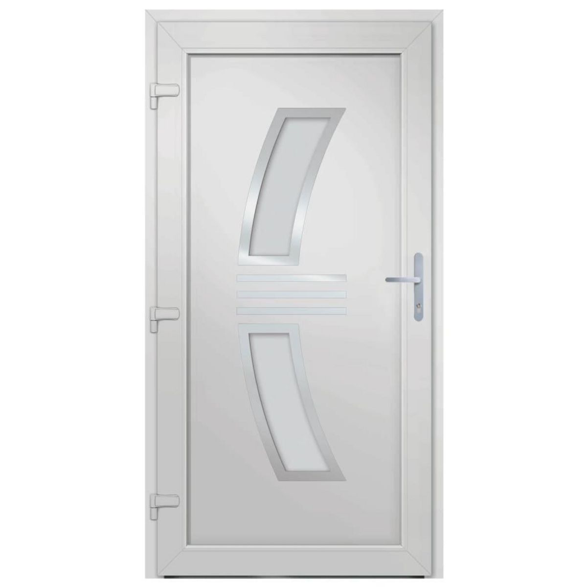 VIDAXL Porte d'entree anthracite 98x208 cm PVC