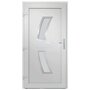 Voir la diapositive 4 : VIDAXL Porte d'entree anthracite 98x208 cm PVC