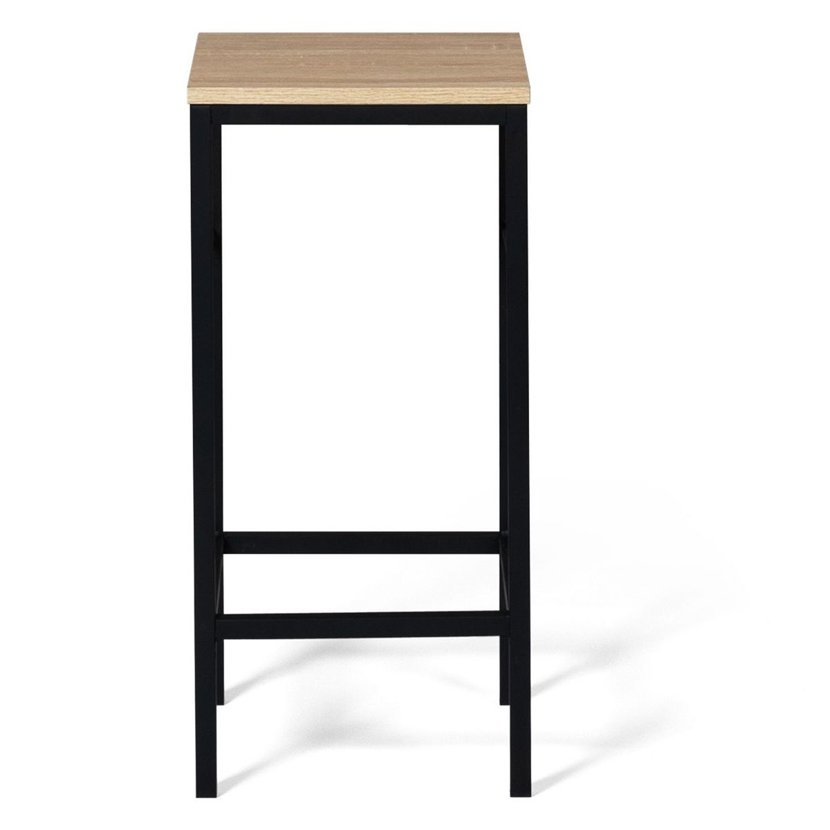 Lot de 4 tabourets de bar style industriel pieds métal HOUSTON