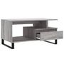 Voir la diapositive 6 : VIDAXL Table basse Sonoma gris 90x49x45 cm Bois d ingénierie