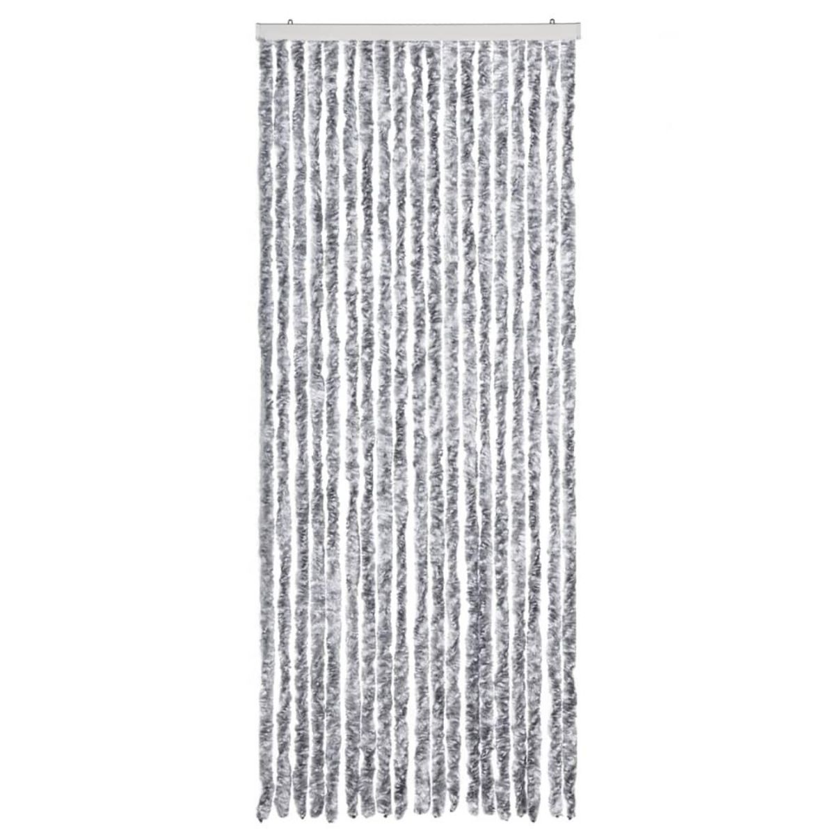 VIDAXL Moustiquaire Argente 56x200 cm Chenille