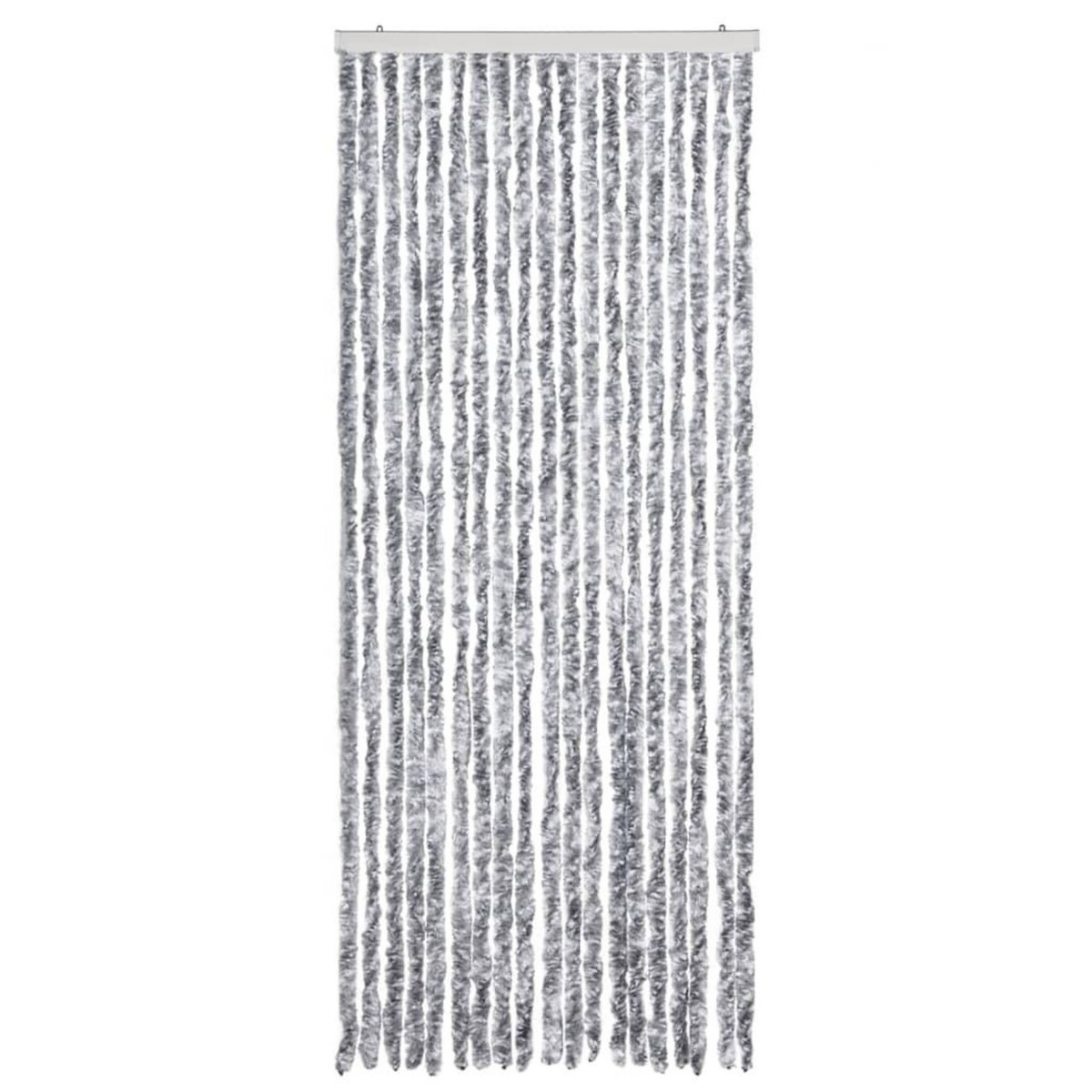 VIDAXL Moustiquaire Argente 56x200 cm Chenille