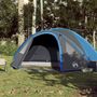 Voir la diapositive 3 : VIDAXL Tente de camping a dome 4 personnes bleu impermeable