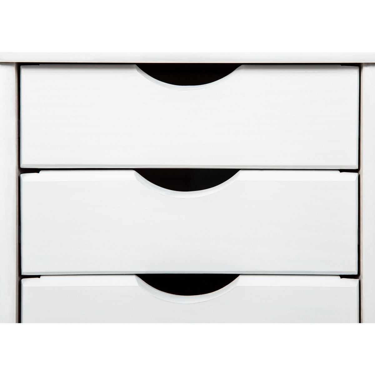 Caisson de bureau en bois massif sur roulettes 6 tiroirs ULLI