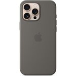 APPLE Coque iPhone 16 Pro Max Gris sidéral MagSafe silic