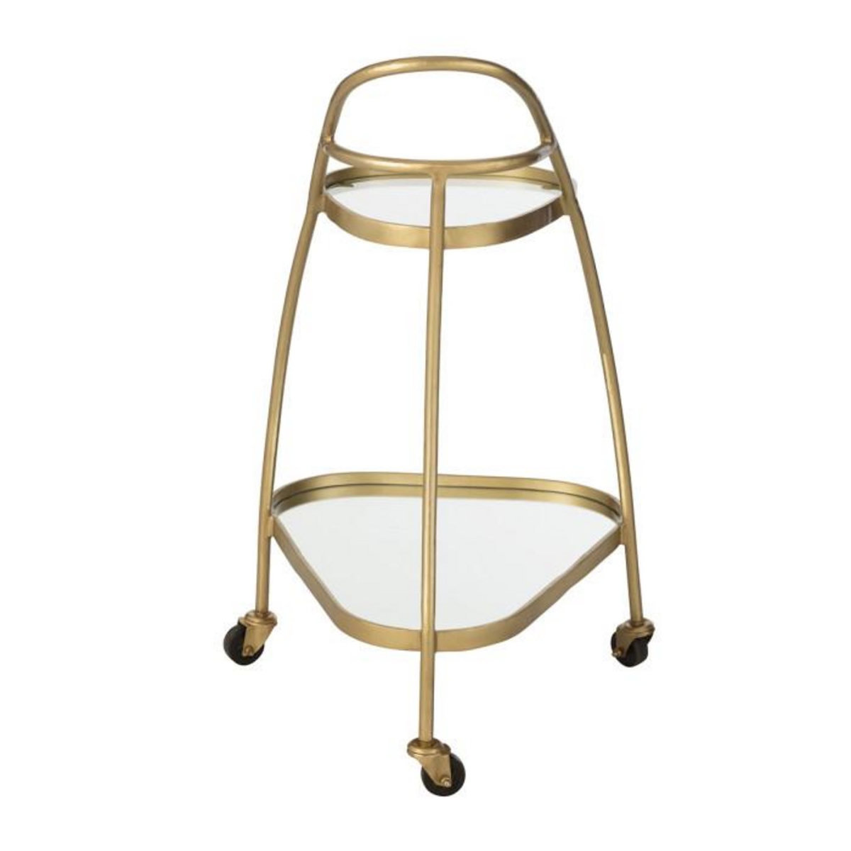 Paris Prix Desserte 2 Niveaux Design  Leanor  83cm Or