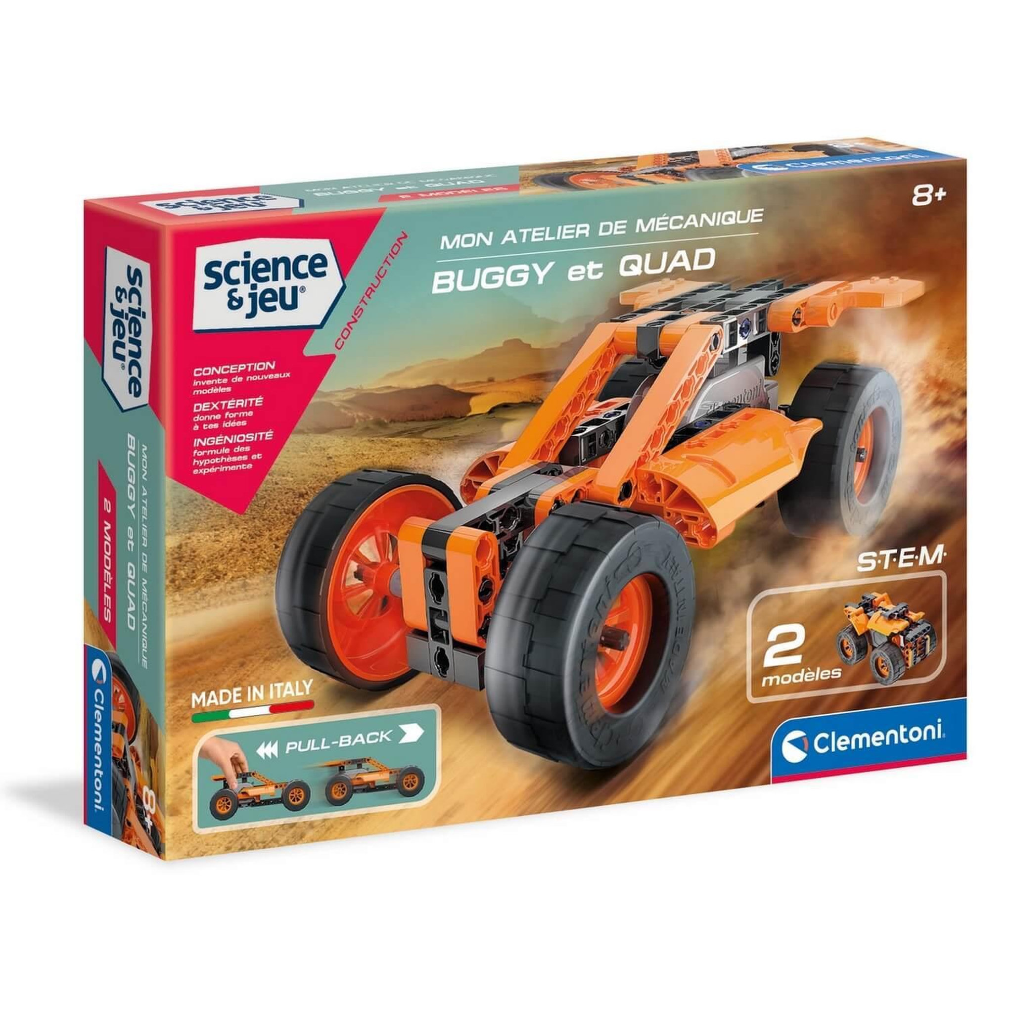 Voir la diapositive 2 : CLEMENTONI BUGGY ET QUAD A FRICTION