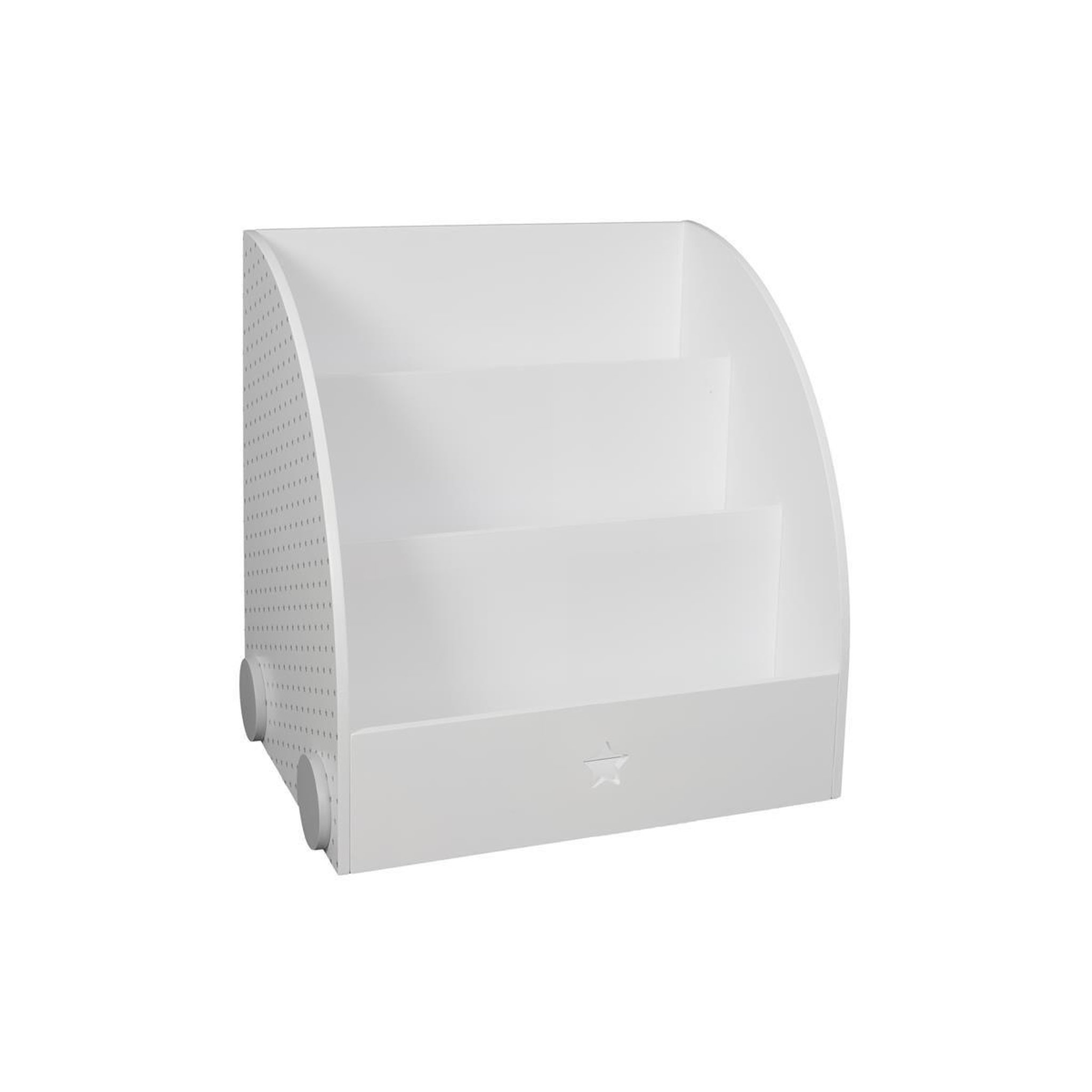 Voir la diapositive 2 : HOME DECO KIDS Bibliothèque enfant deco  maeva  64cm blanc