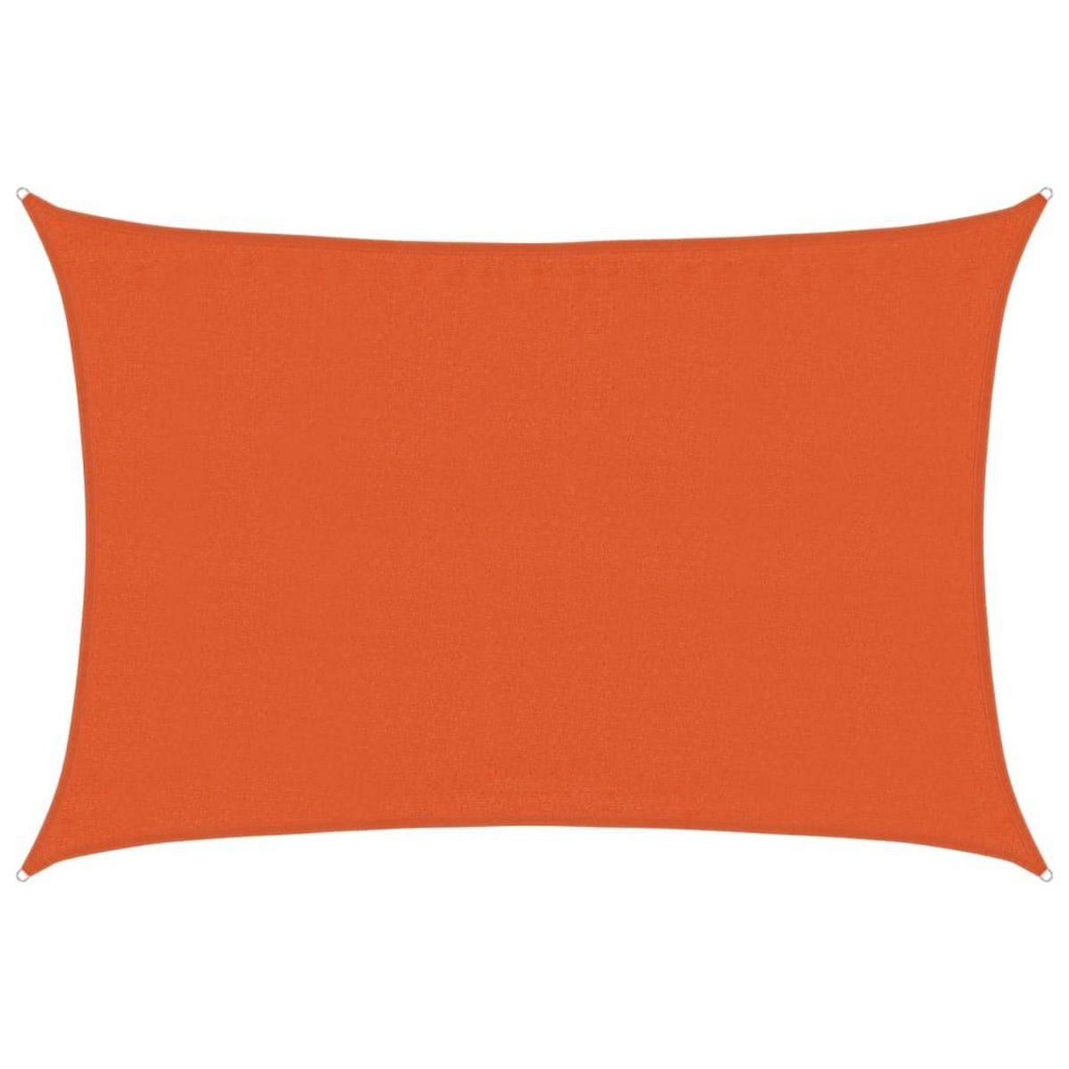 VIDAXL Voile d'ombrage 160 g/m^2 Orange 3,5x4,5 m PEHD