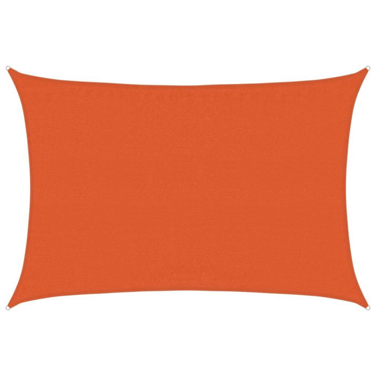 VIDAXL Voile d'ombrage 160 g/m^2 Orange 3,5x4,5 m PEHD
