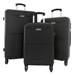 Cactus Lot 3 valises rigides dont 1 valise cabine. Coloris disponibles : Beige, Noir, Gris