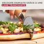 Voir la diapositive 4 : Fackelmann Roulette à pizza manche en bois 31 cm Fackelmann Pizza & Pasta