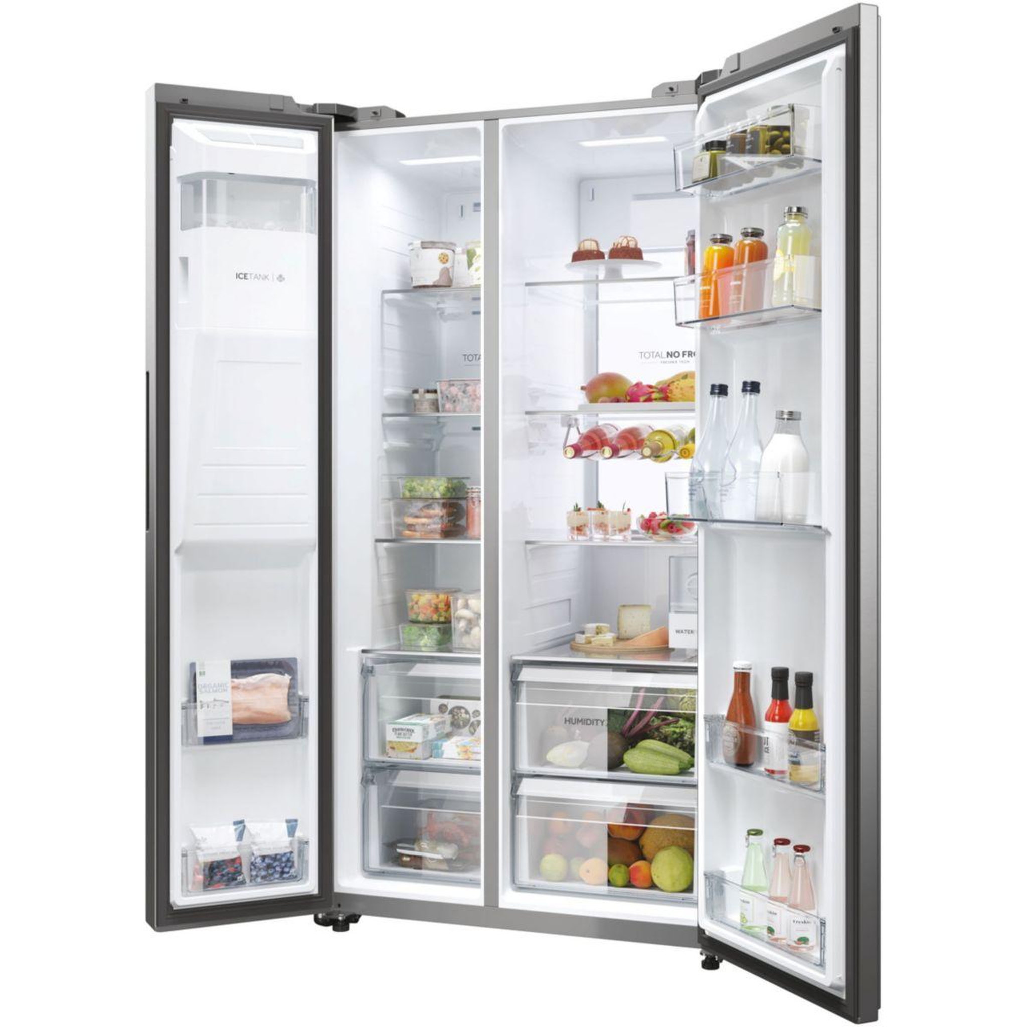 Voir la diapositive 2 : HAIER Réfrigérateur Américain HSW79F18CIMM