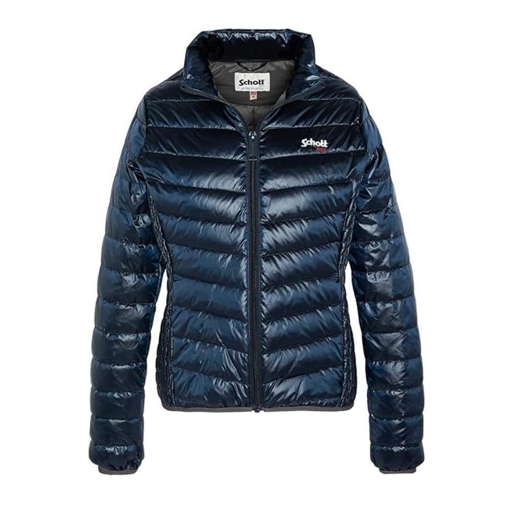 Schott Doudoune Bleu Femme Schott BAKERSHW. Coloris disponibles : Bleu