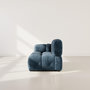 Voir la diapositive 6 : LISA DESIGN Grace - module d'assise gauche en velours texturé