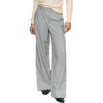 OBJECT Pantalon Large Rayures Marine/Blanc Femme Object Lisa. Coloris disponibles : Bleu