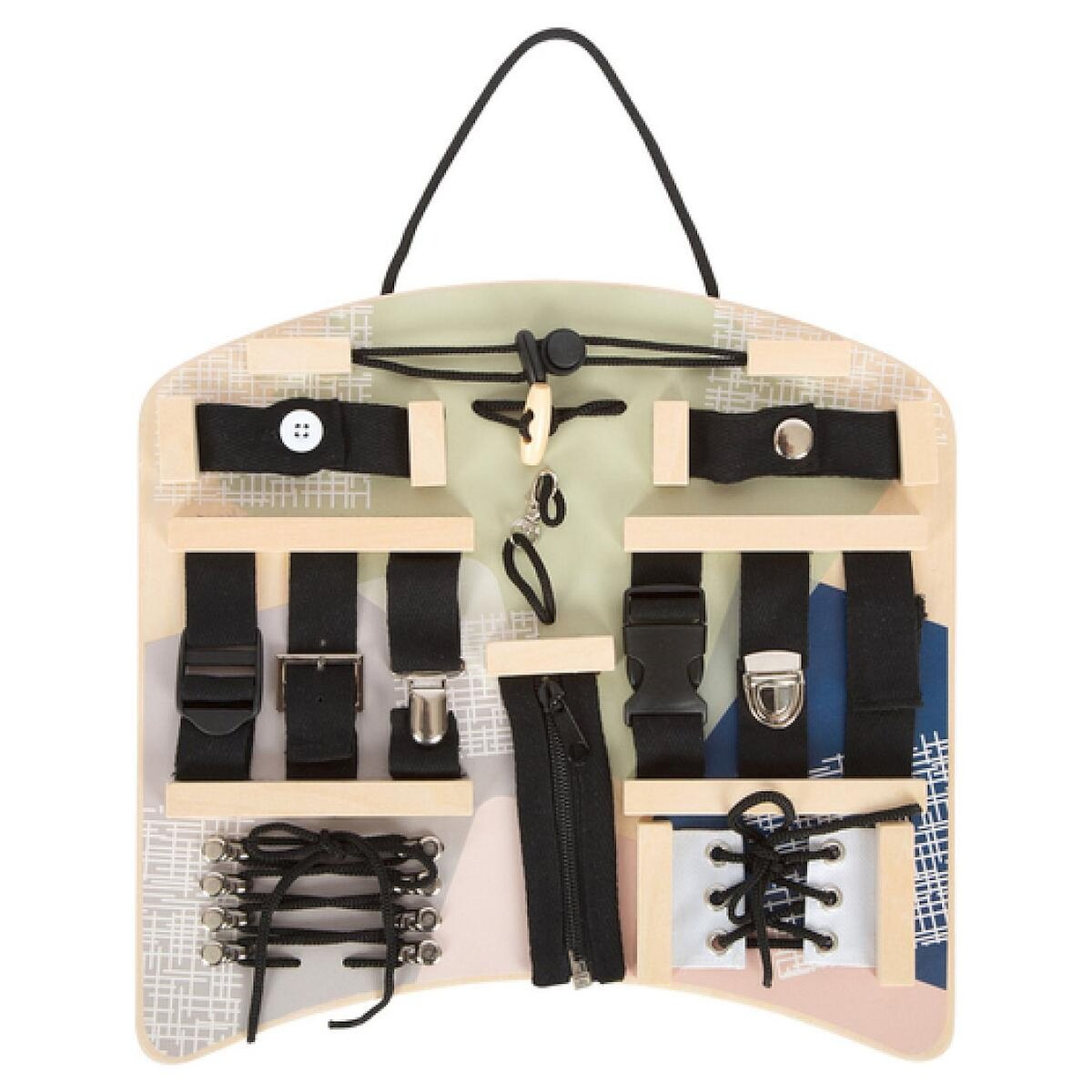 SMALLFOOT Planche de motricite Fermetures et Fixation