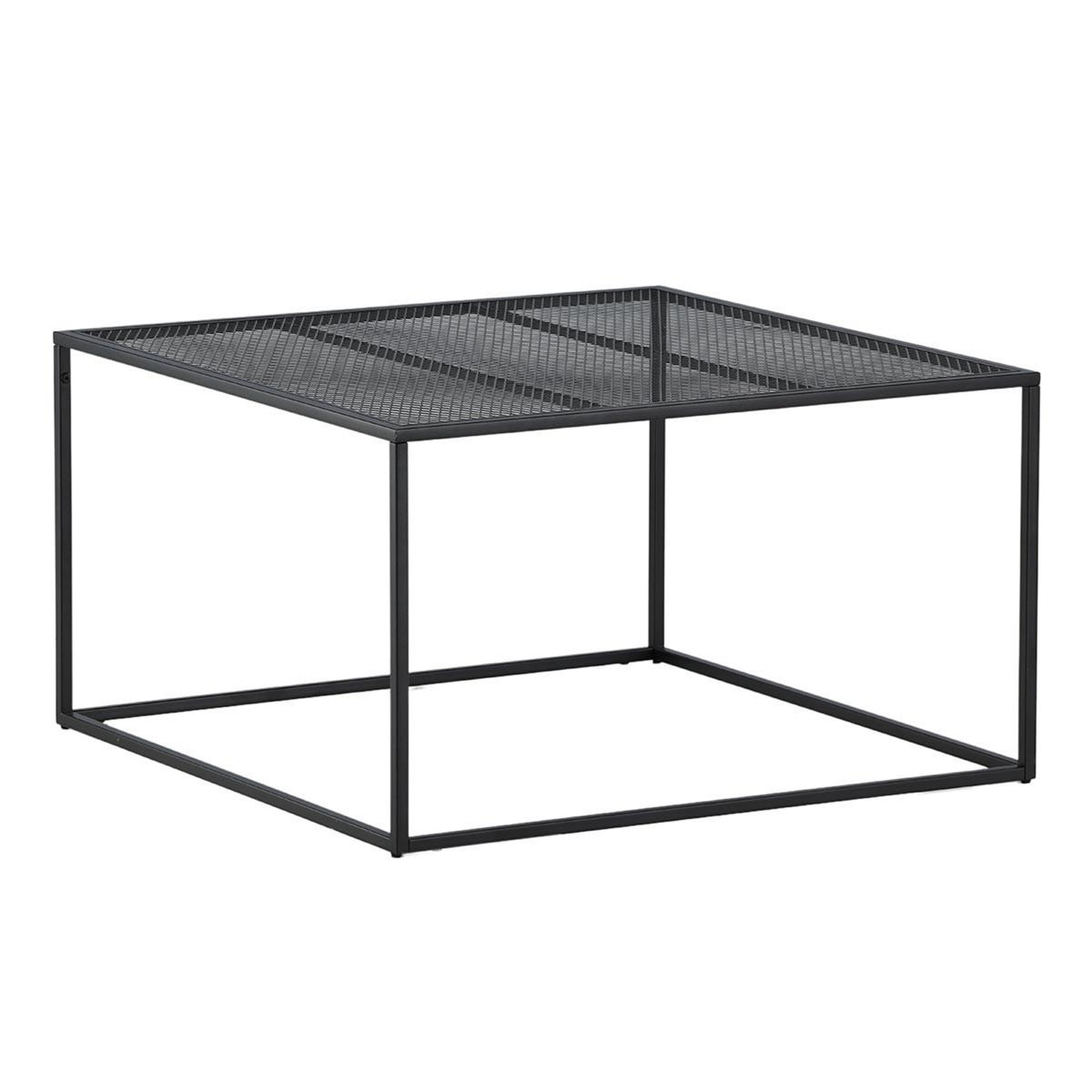 Paris Prix Table basse en métal  netz  80cm noir