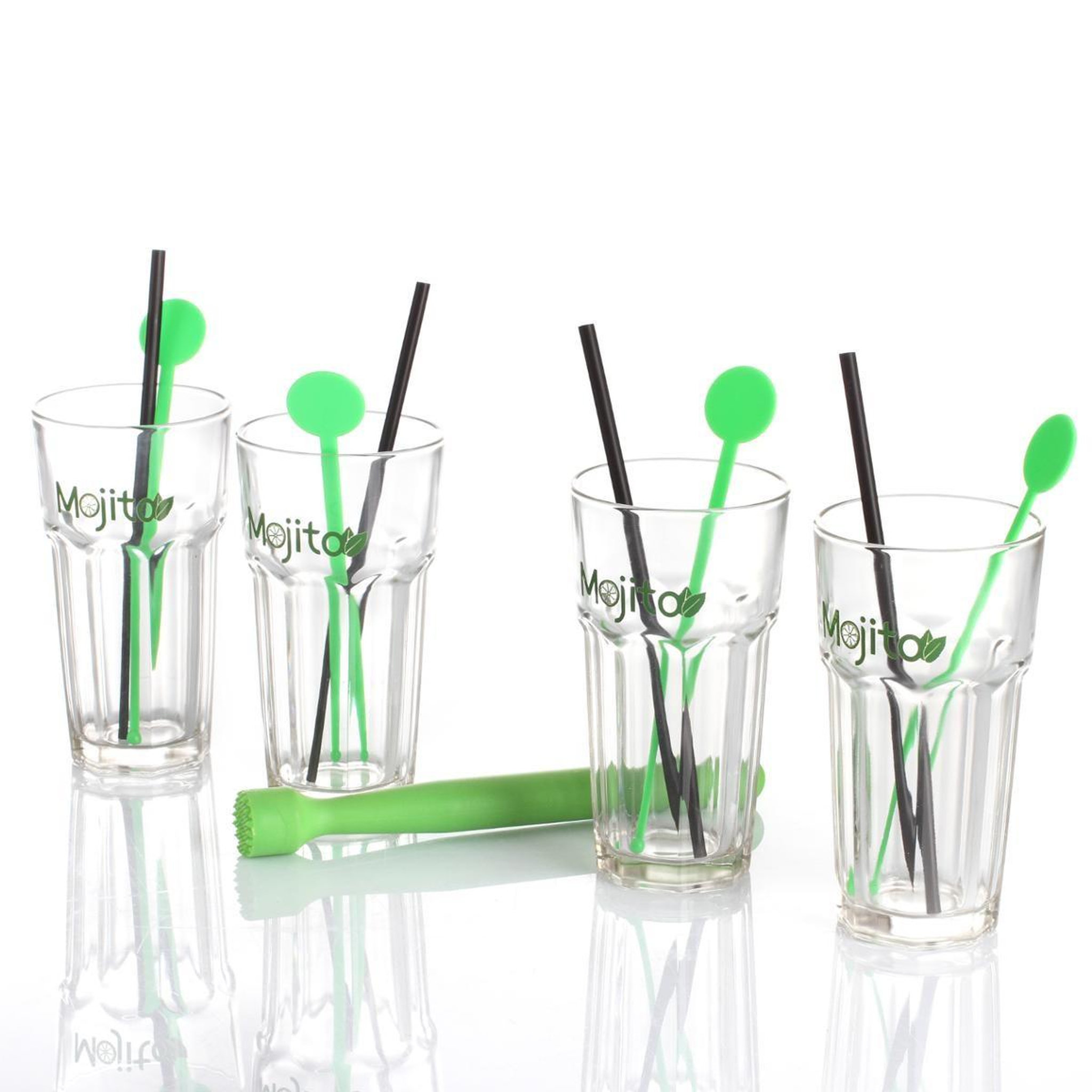 SECRET DE GOURMET Coffret à mojito  13 pièces  14cm transparent