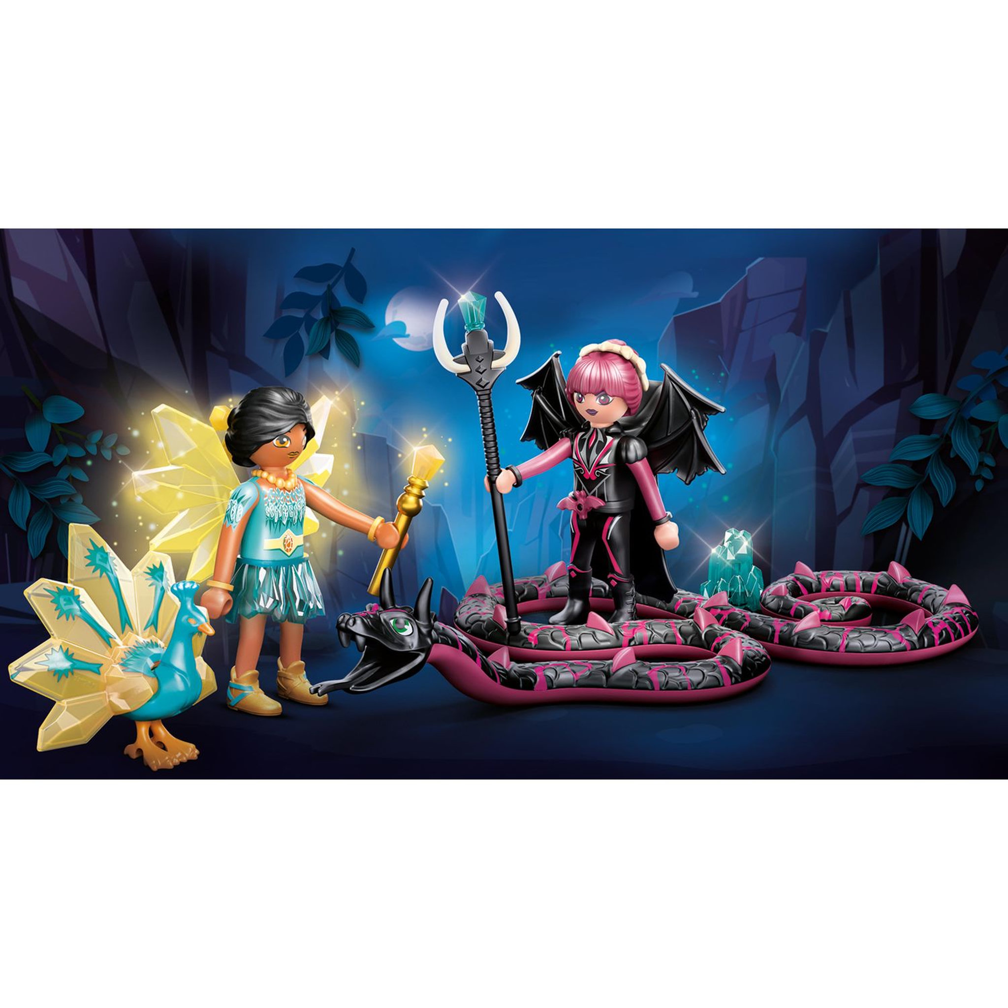 Voir la diapositive 3 : PLAYMOBIL 70803 AYUMA - Crystal Fairy et Bat Fairy avec animaux