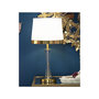 Voir la diapositive 5 : Paris Prix Lampe à Poser en Verre  Cristal  56cm Blanc & Or