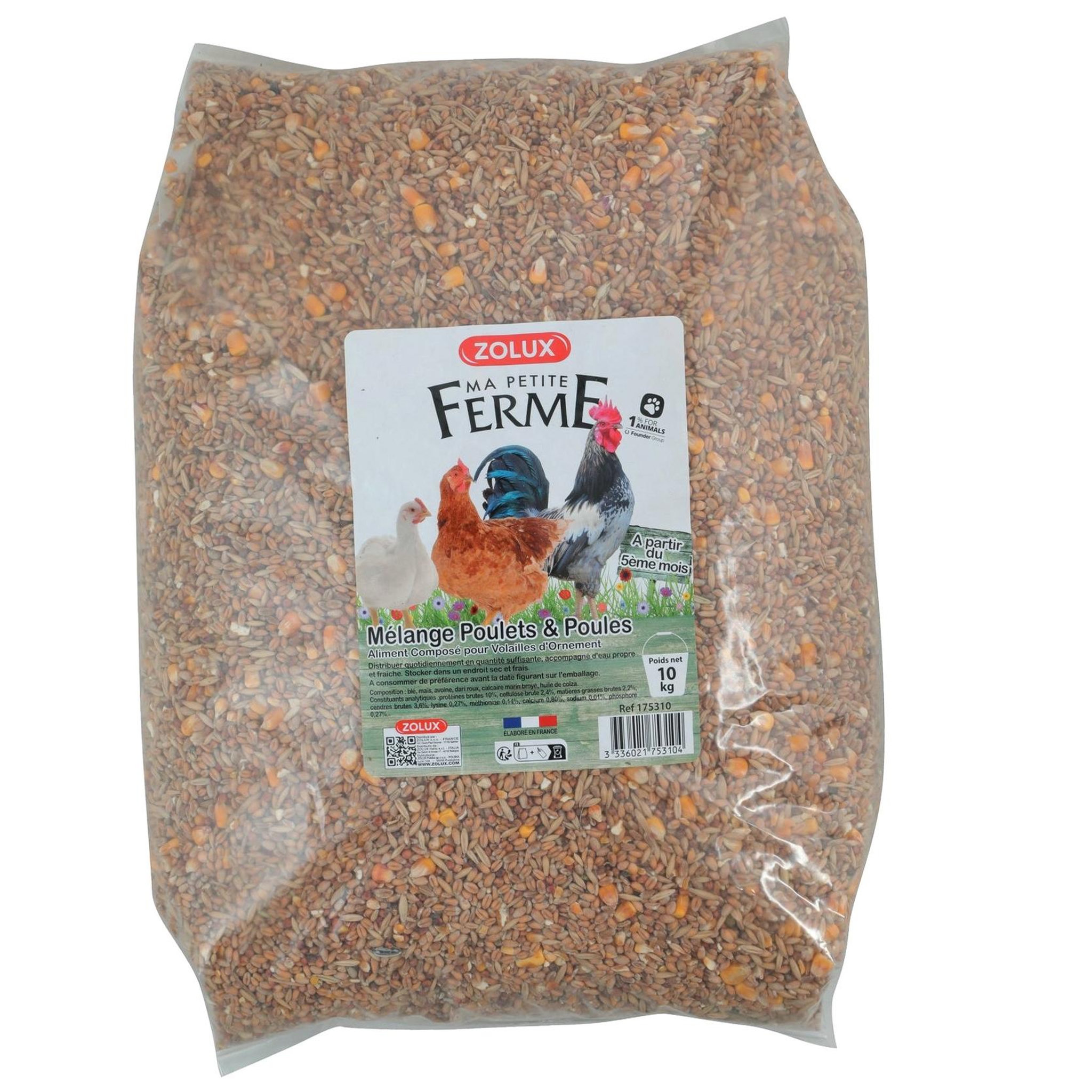 Zolux Mélange poule et poulet  10kg