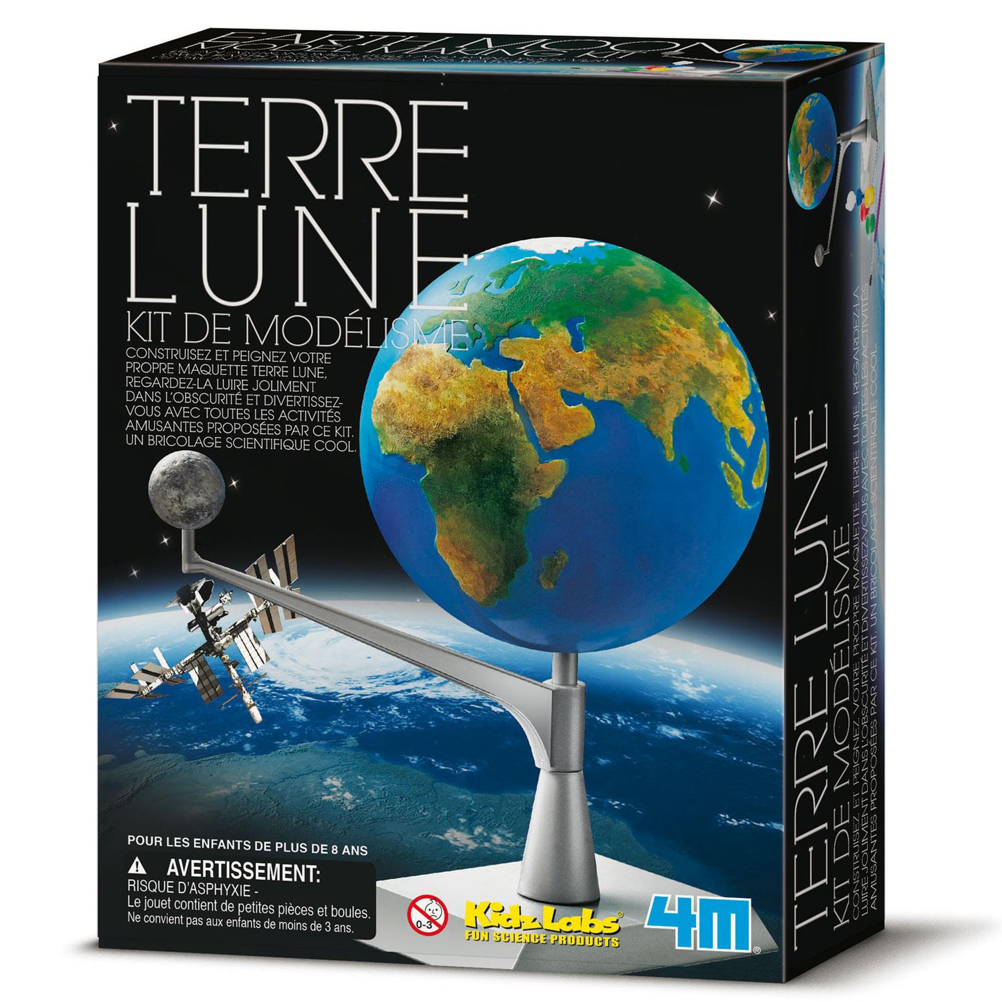 4M Kit de modélisme : espace : terre et lune