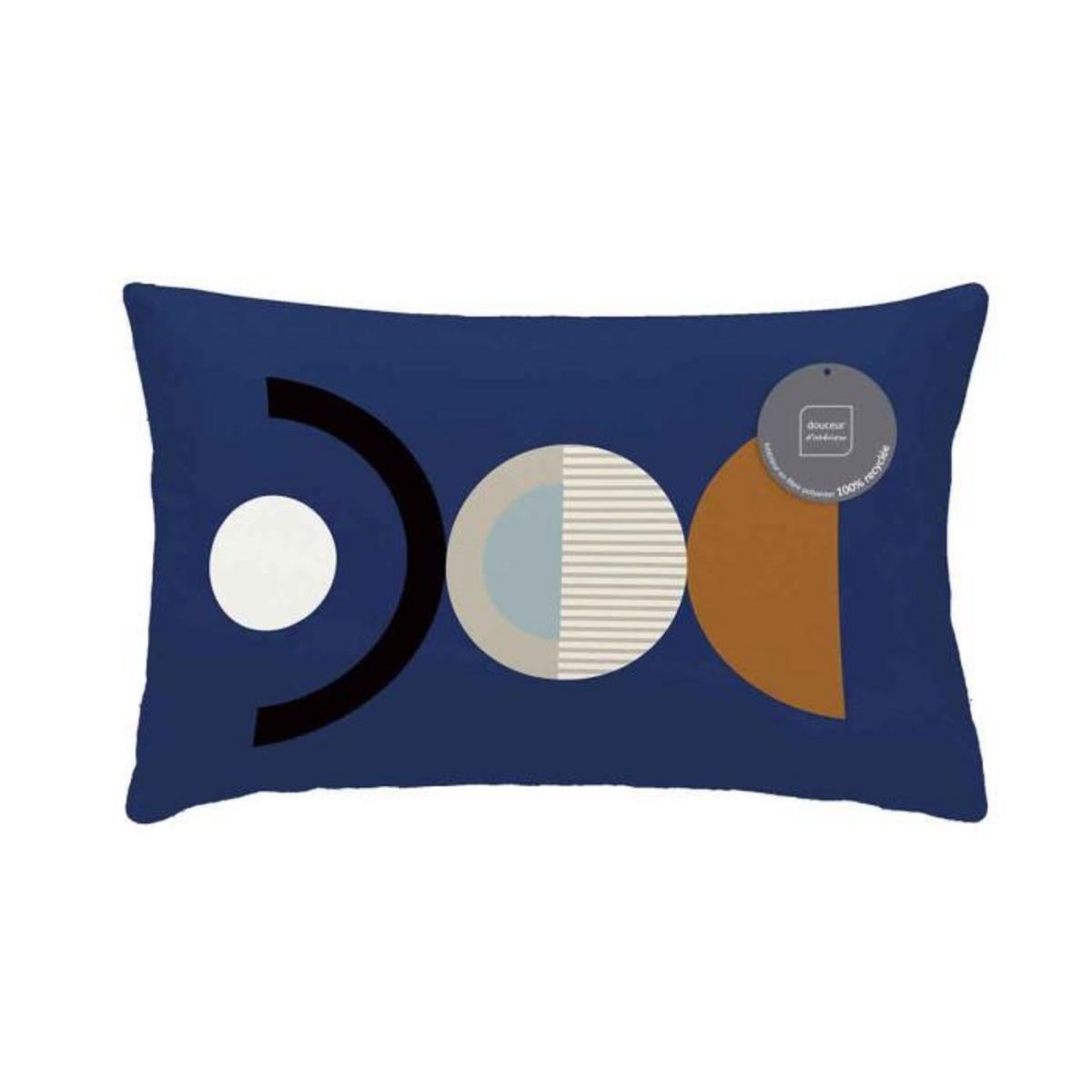 Paris Prix Coussin Déco  Neoline  30x50cm Bleu