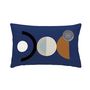 Voir la diapositive 3 : Paris Prix Coussin Déco  Neoline  30x50cm Bleu