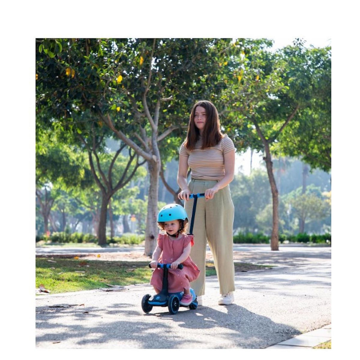 SMARTRIKE Trottinette-porteur  Xtend Ride-On - Bleu