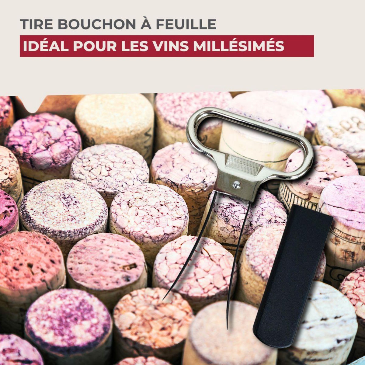 Fackelmann Tire-bouchon à feuille Fackelmann Bar Concept
