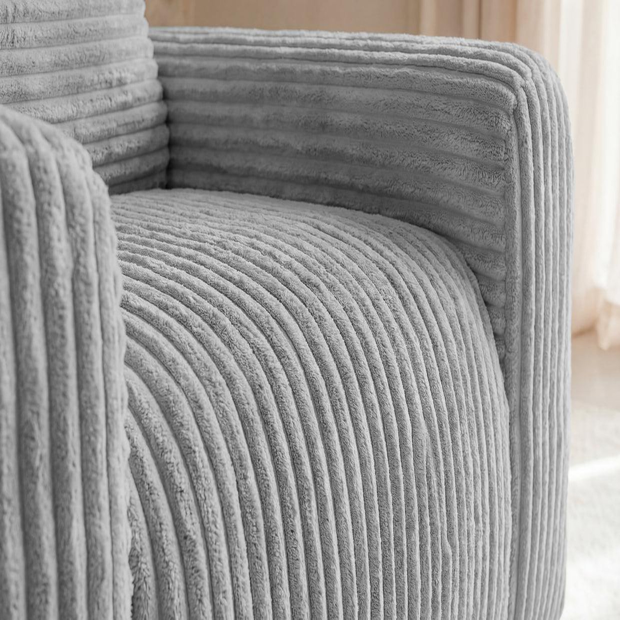Voir la diapositive 5 : CASANOVA PARIS Elvis - fauteuil gros velours côtelé