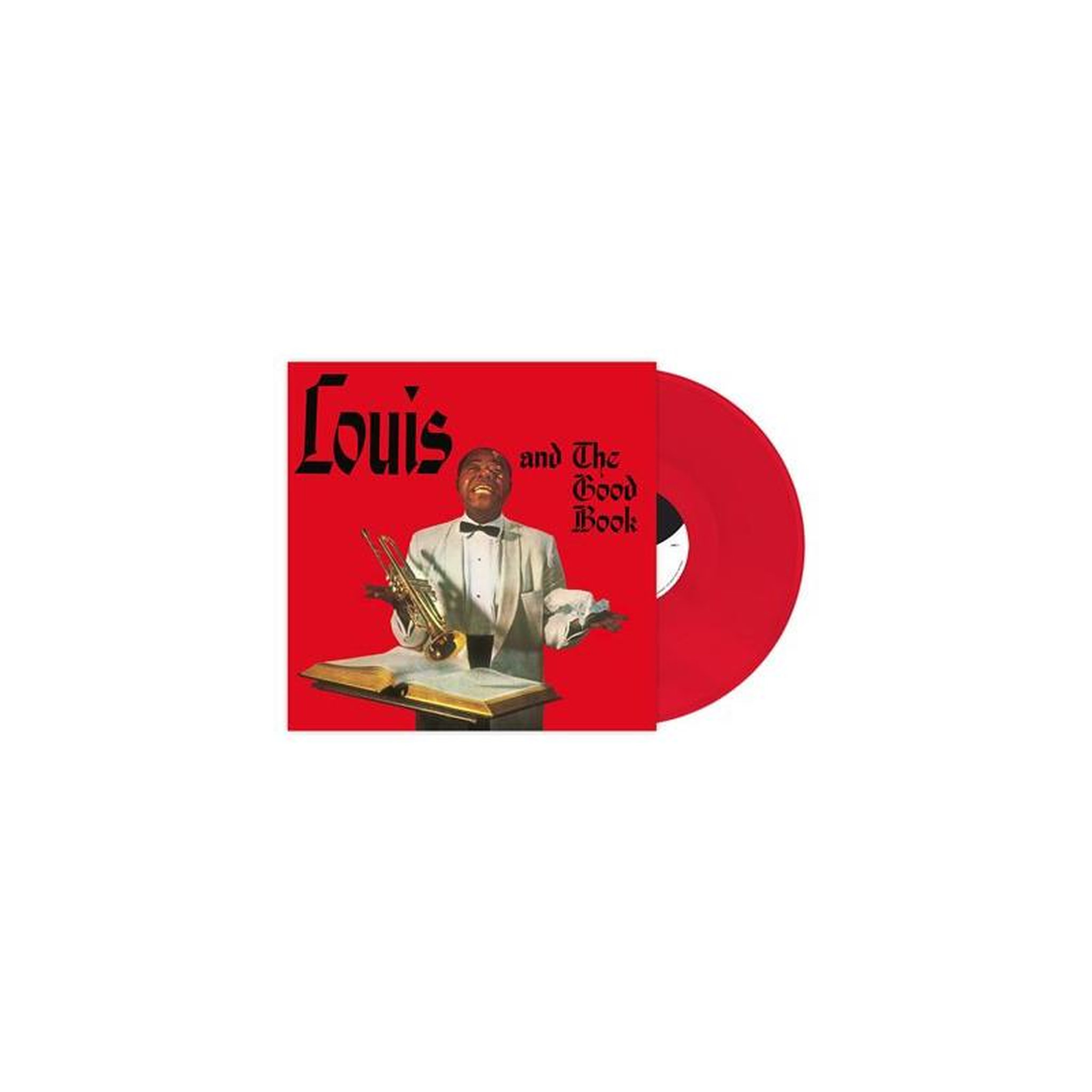 Vinyle 2lp louis armstrong – louis and the good book édition limitée rouge, gm edition, enregistré