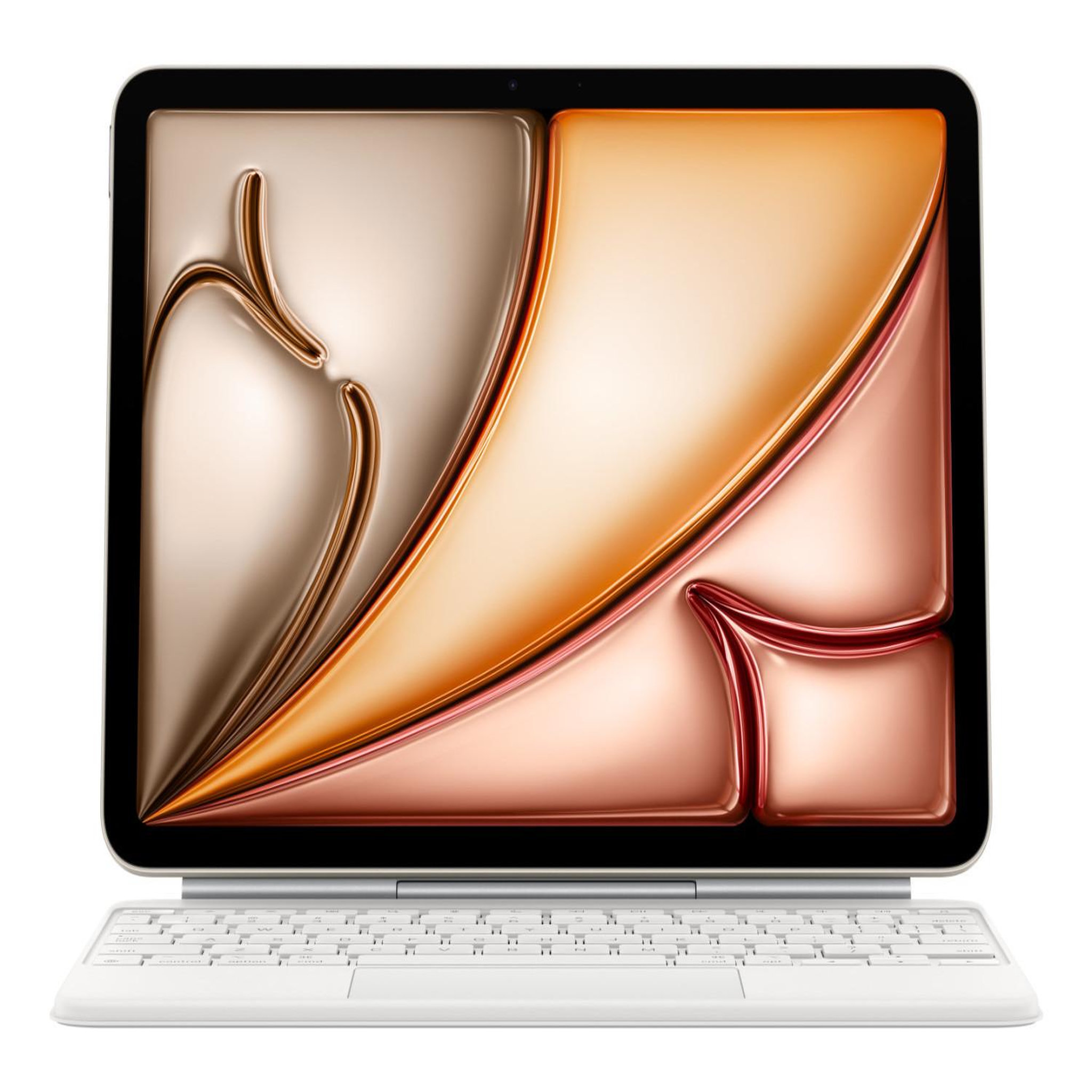 Voir la diapositive 2 : APPLE Clavier Apple Magic Keyboard Qwerty Blanc pour iPad Air 11 (M3)