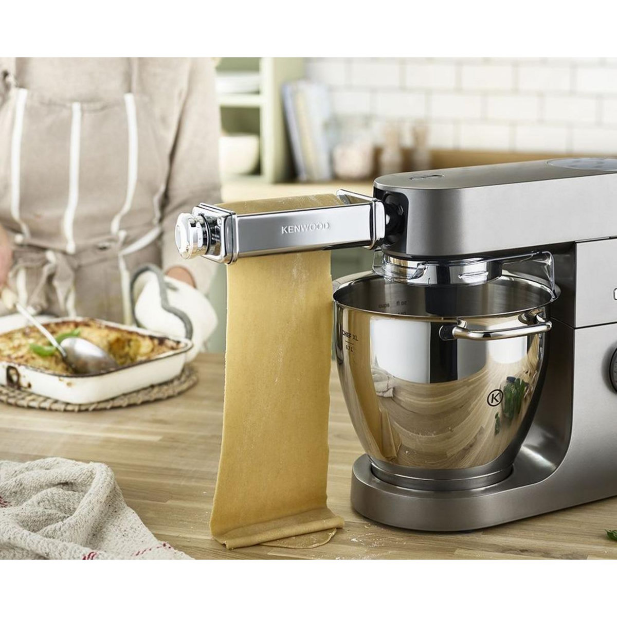 KENWOOD Laminoir à pâtes inox pour robots kmix, chef & chef xl - kax980me