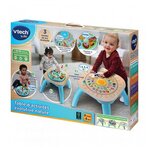 VTECH Table d'activités évolutive en bois certifié FSC® pour enfants de 9 mois à 4 ans