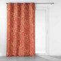 Voir la diapositive 1 : Paris Prix Rideau à Œillets Imprimé  Belflor  140x260cm Terracotta