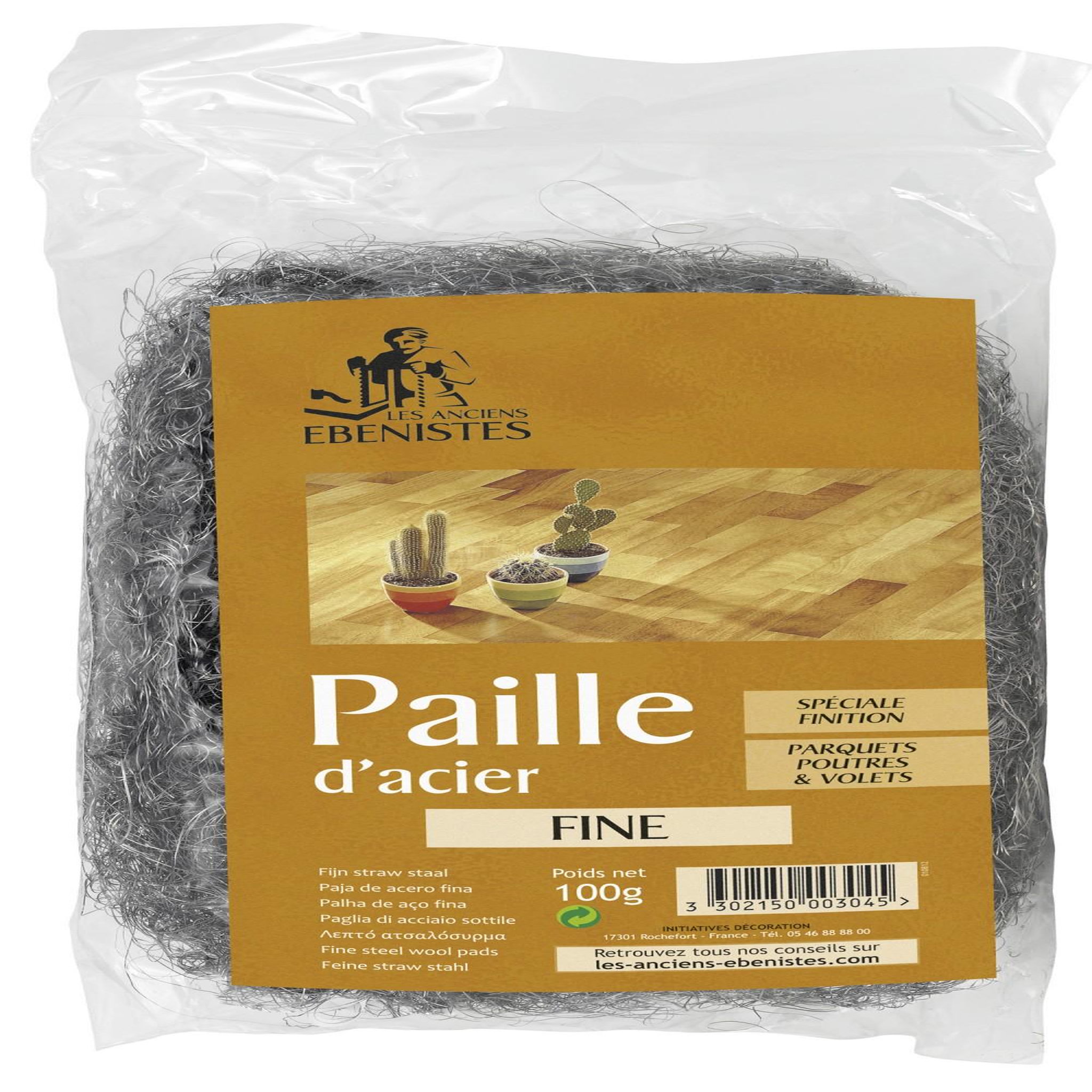 CENTRALE BRICO Paille d'acier fine LES ANCIENS EBENISTES