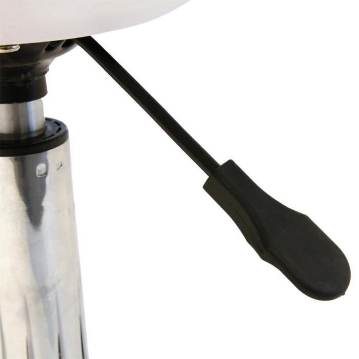 Paris Prix Lot de 2 Chaises à Roulettes  Kiruna  92cm Blanc