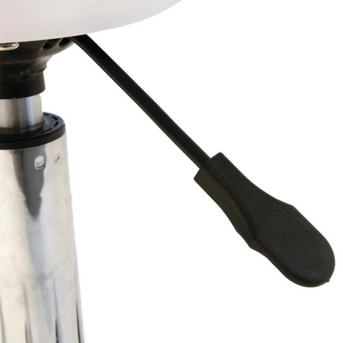 Paris Prix Lot de 2 Chaises à Roulettes  Kiruna  92cm Blanc