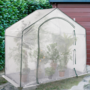 Voir la diapositive 3 : ID MARKET Serre d'hivernage maison 200 x 80 x 160 cm balcon et terrasse
