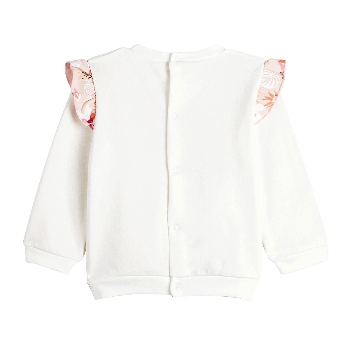 Petit Béguin Sweat-shirt bébé en molleton Kalaoupe