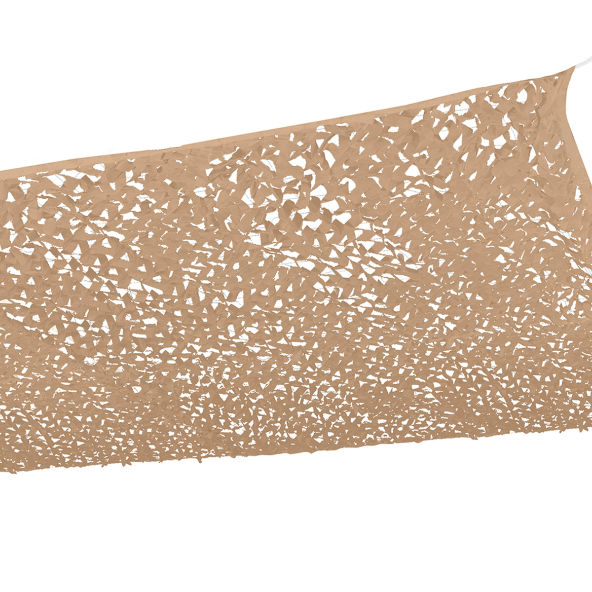 ID MARKET Voile d'ombrage rectangulaire design ombrière camouflage 4x6 M sable