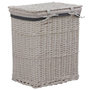 Voir la diapositive 4 : VIDAXL Panier a linge Blanc Saule