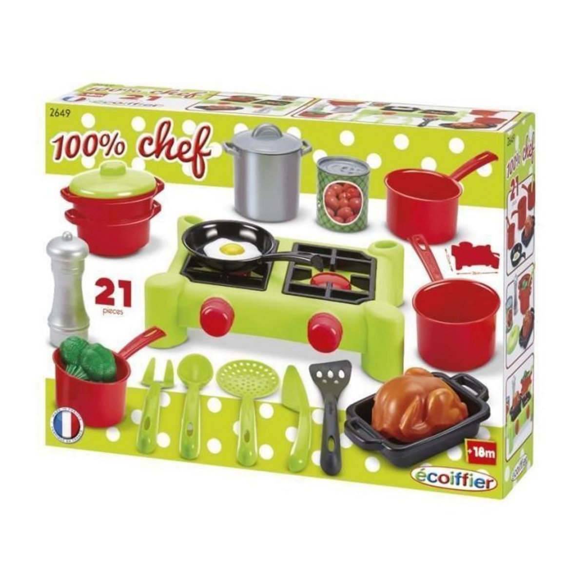 Ecoiffier ECOIFFIER CHEF Dinette Rechaud