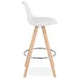 Voir la diapositive 4 : Paris Prix Tabouret de Bar  Bjarki  85cm Blanc